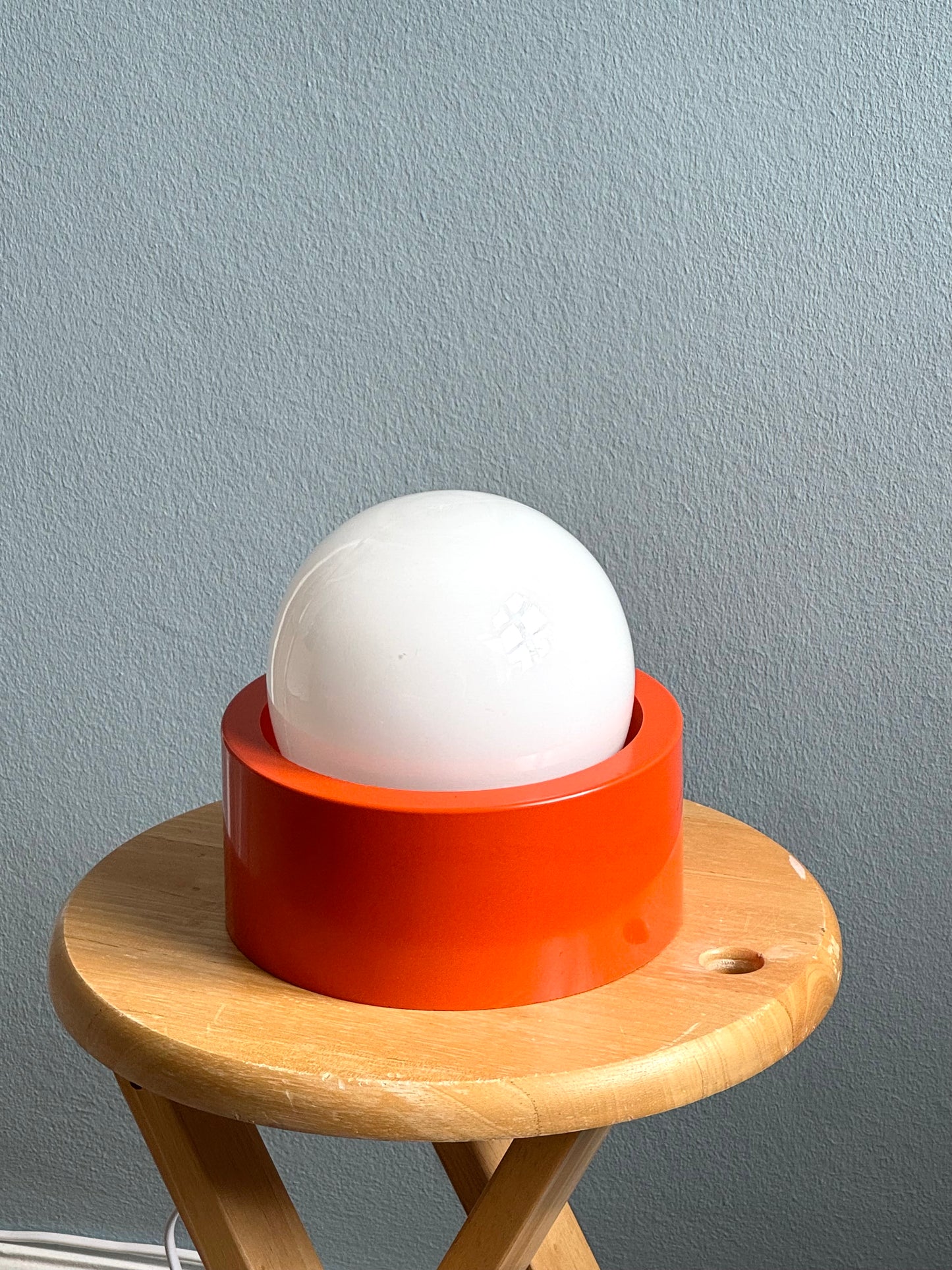 Vintage orange lamp