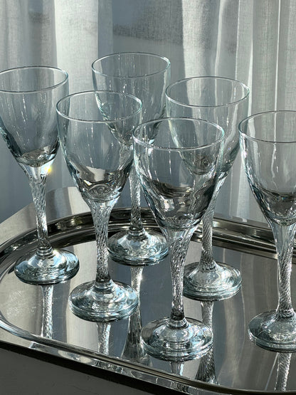 Swirling Wine glasses