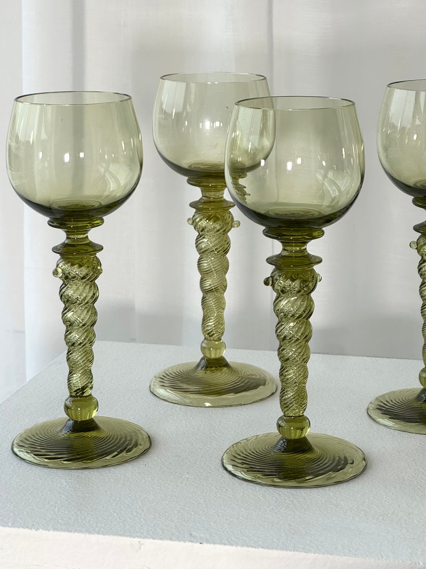 Swirling Wine glasses