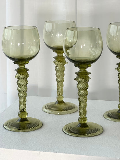 Swirling Wine glasses