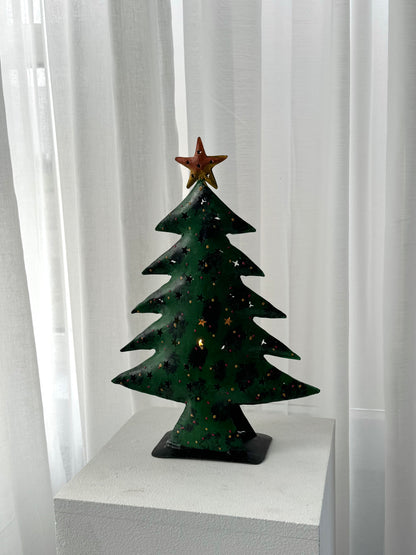 Christmas tree candle holder