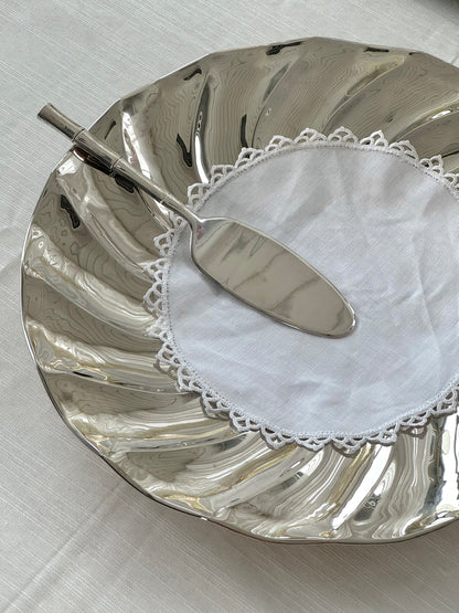Silver plated dish