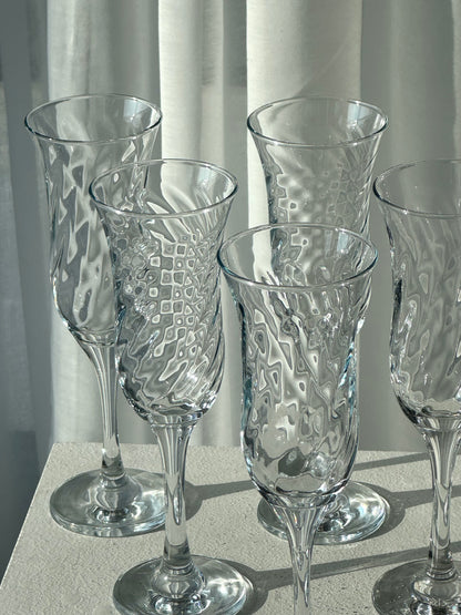 Champagne glasses