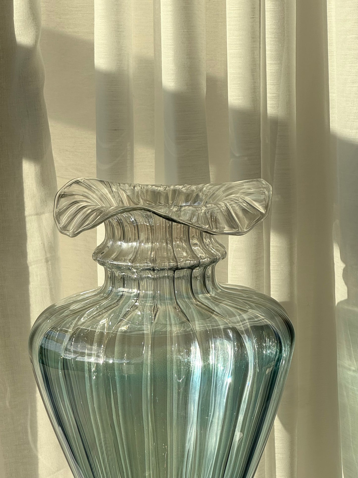 Handmade tall vase