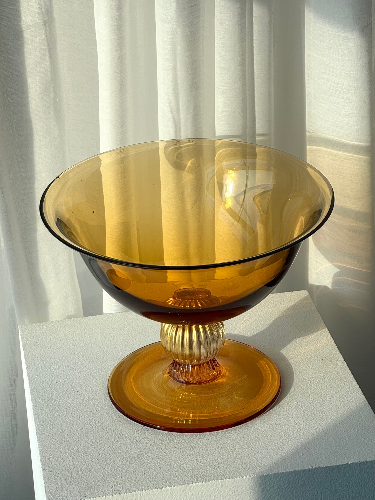 Handmade bowl on foot