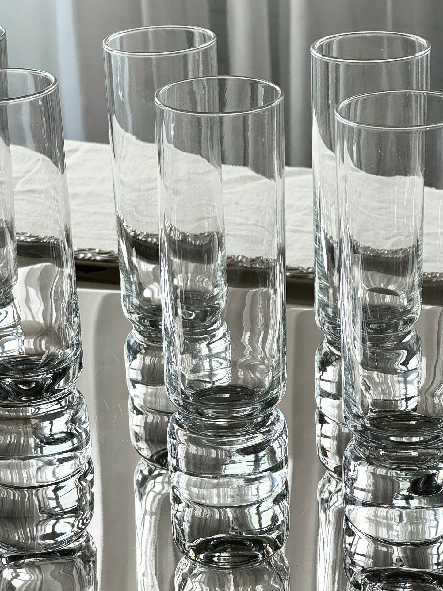 Tall chunky glasses