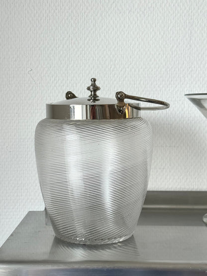 Antique glass jar