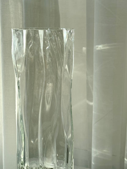 Tall handmade vase