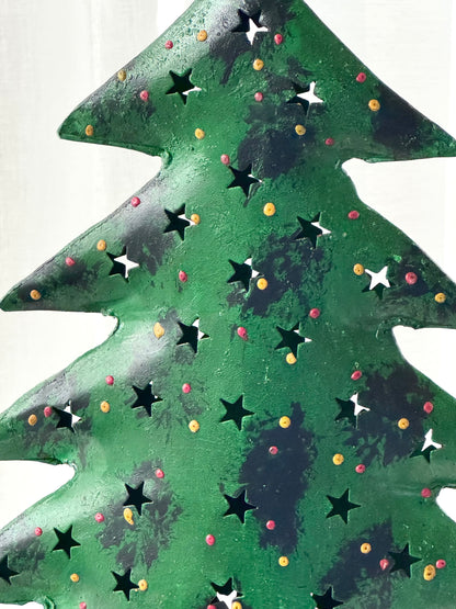 Christmas tree candle holder