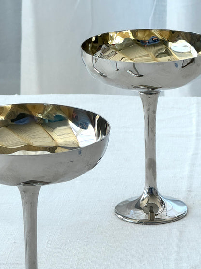 Silver plated coupes