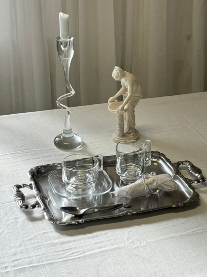Vintage steel tray