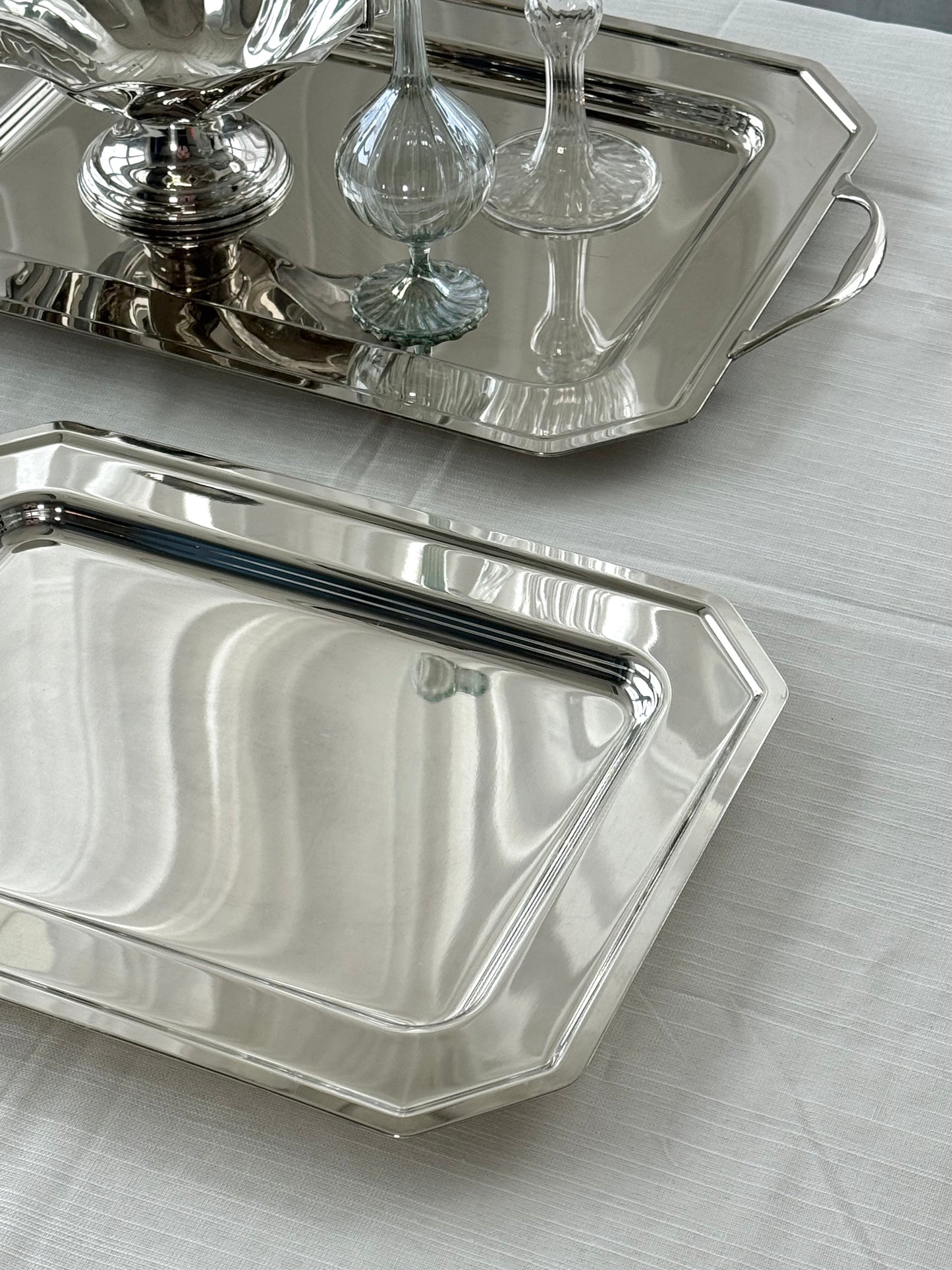 Silver plated dish