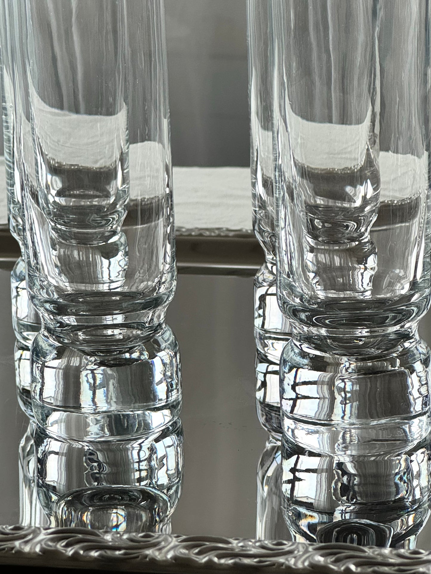 Tall chunky glasses
