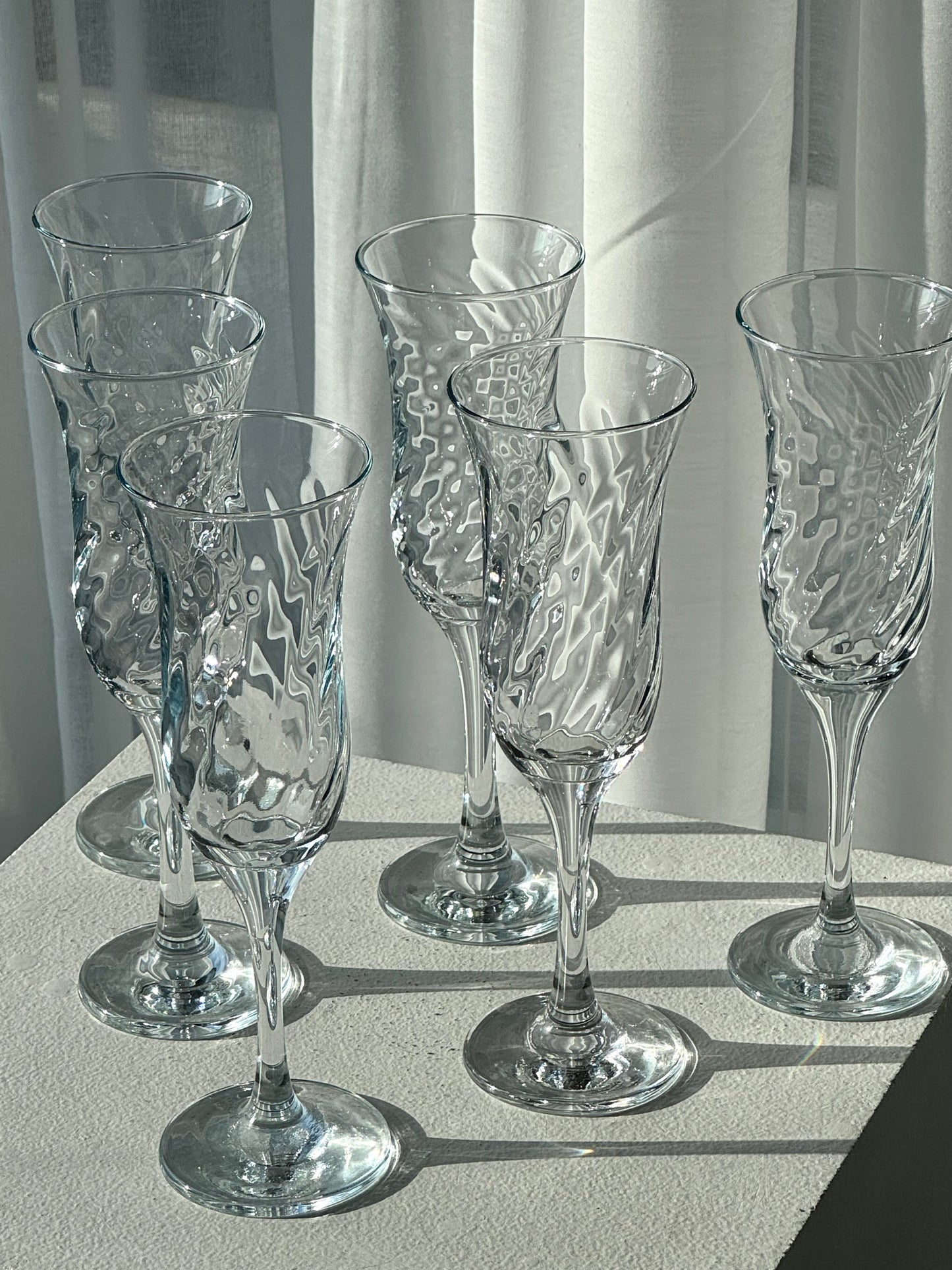 Champagne glasses