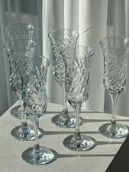 Champagne glasses