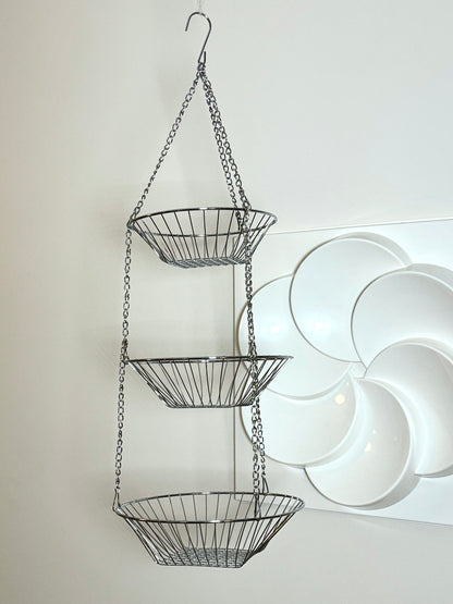 Chrome fruit basket