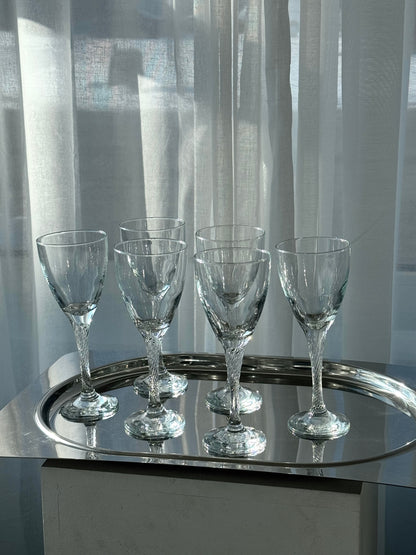 Swirling Wine glasses