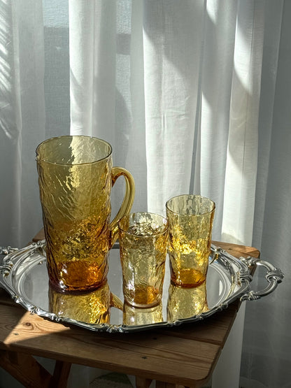 Pitcher and glasses