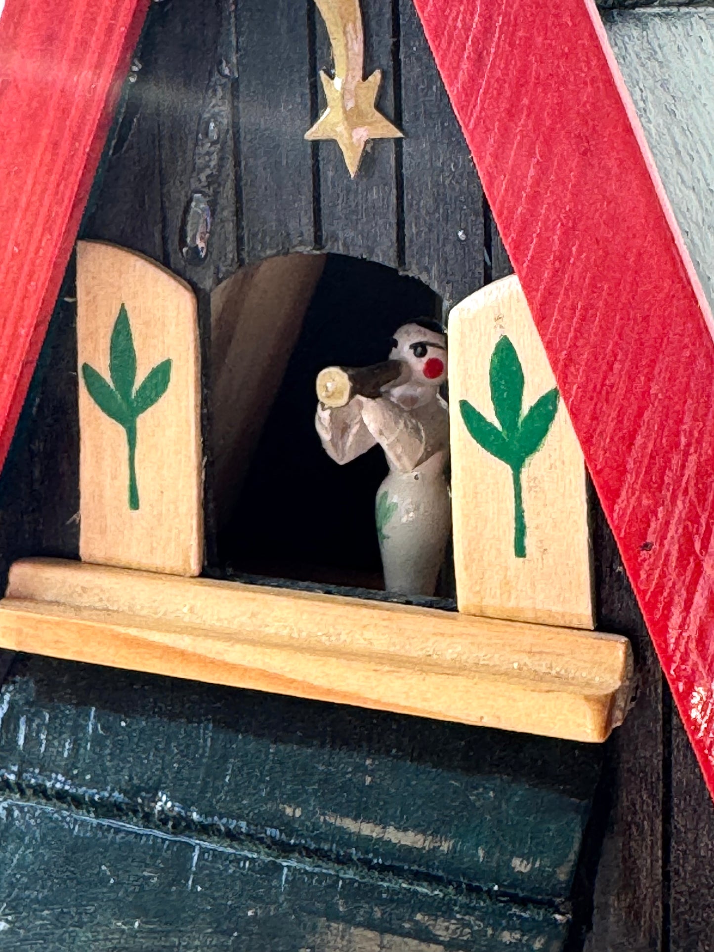 Wooden pyramid house