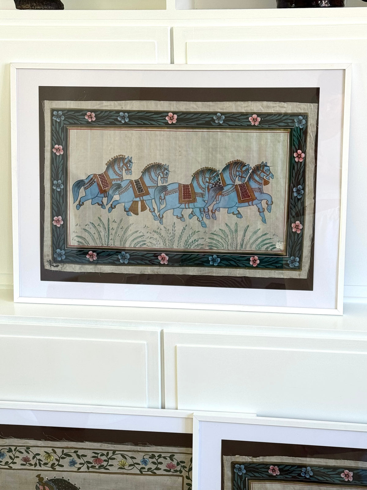 Framed horses