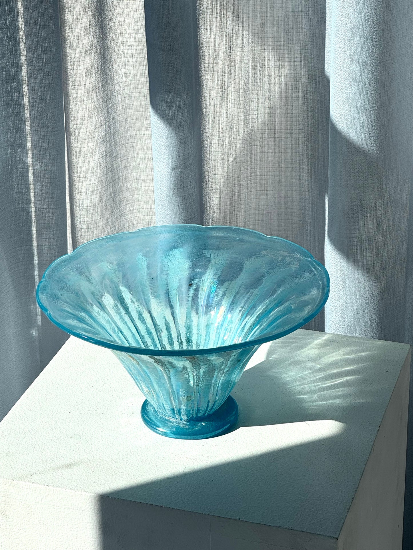 Handmade blue bowl