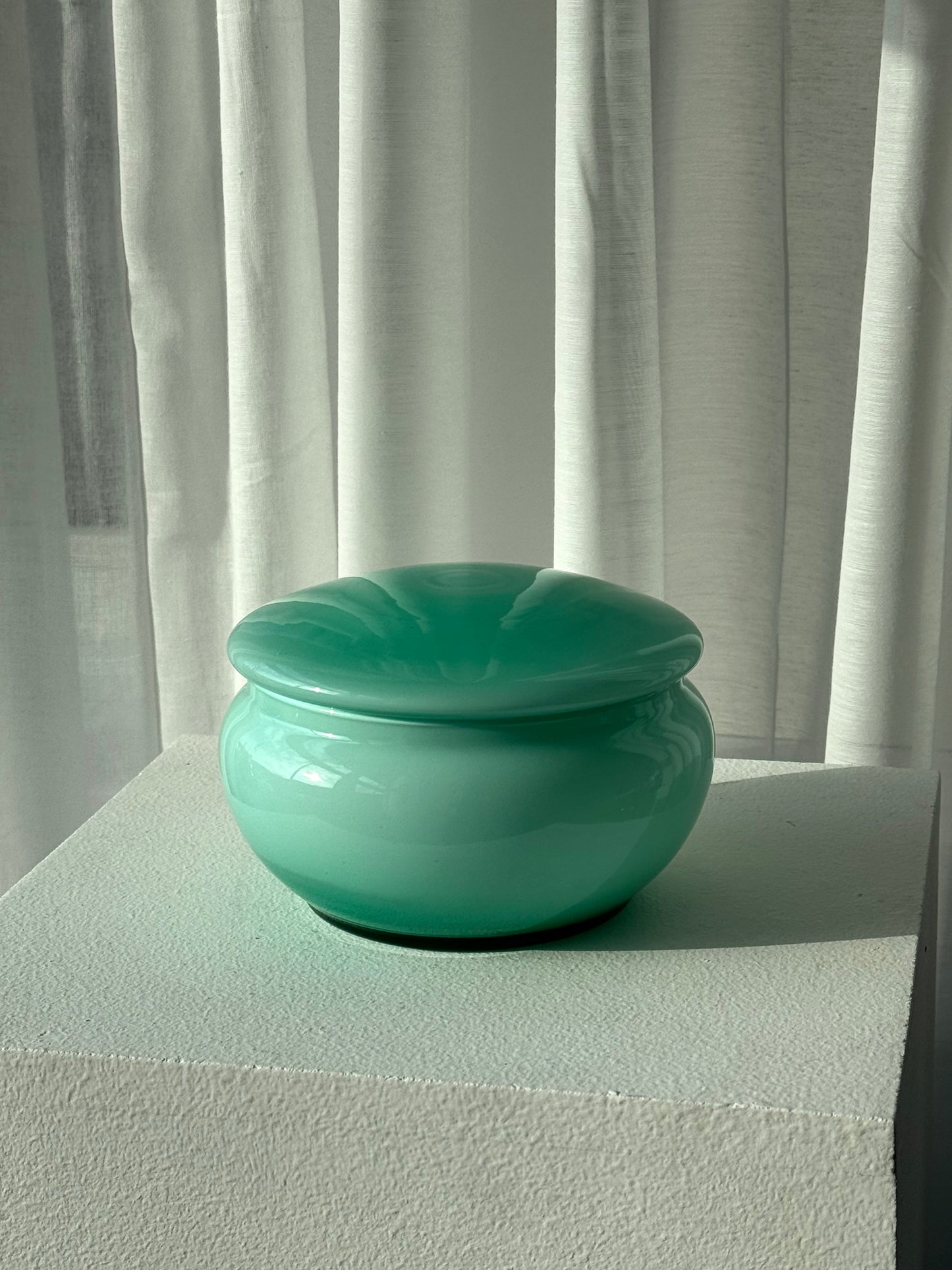 Murano bonbonniere and bowl