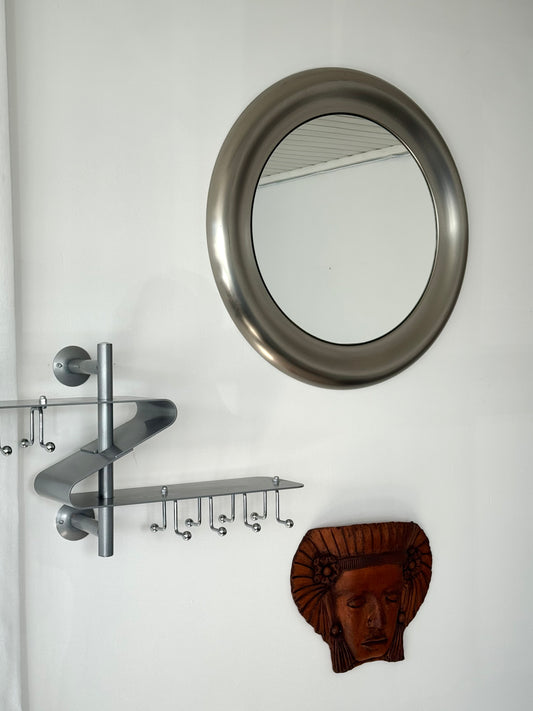 Steel mirror