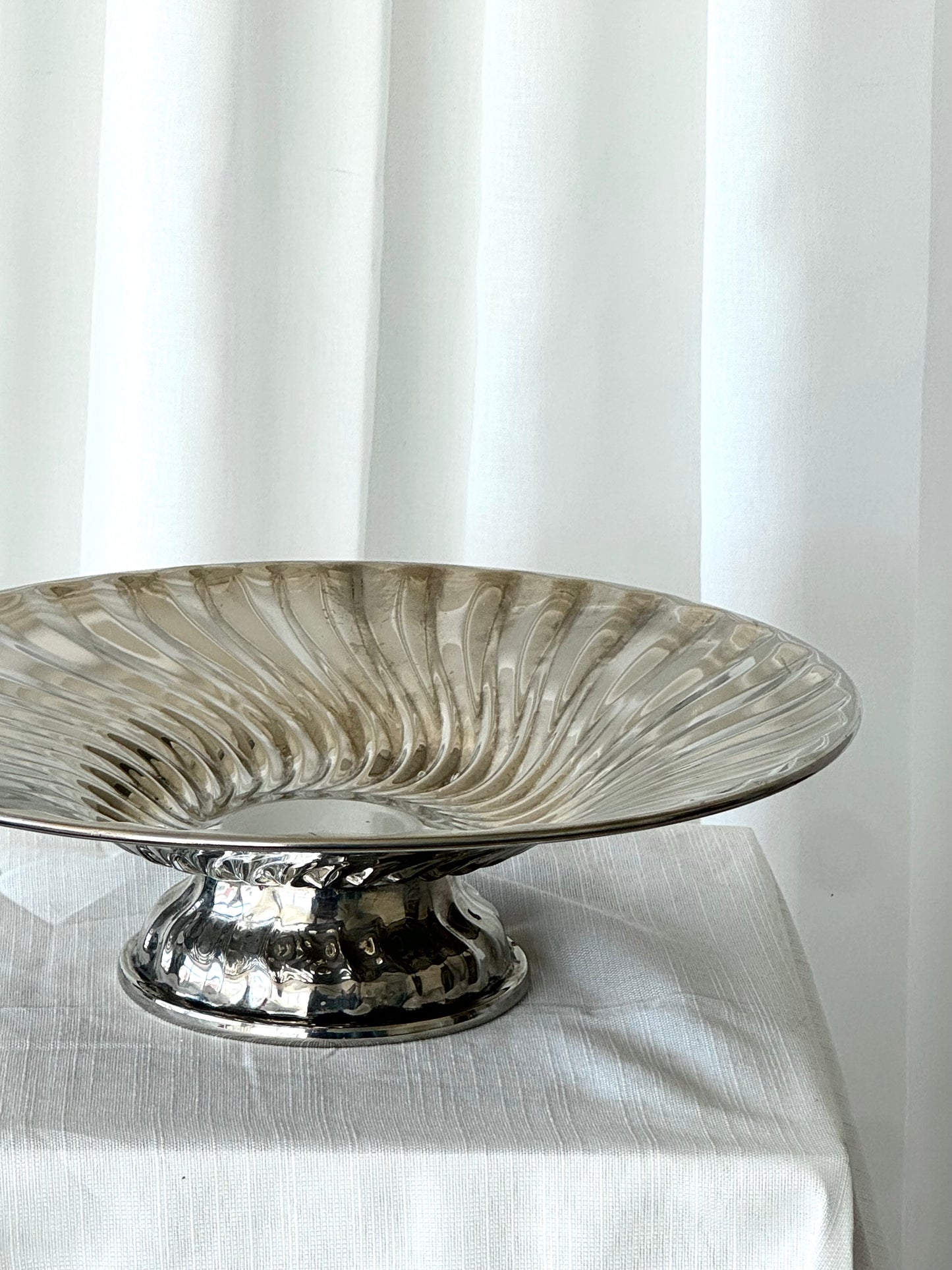 Silver plated stand