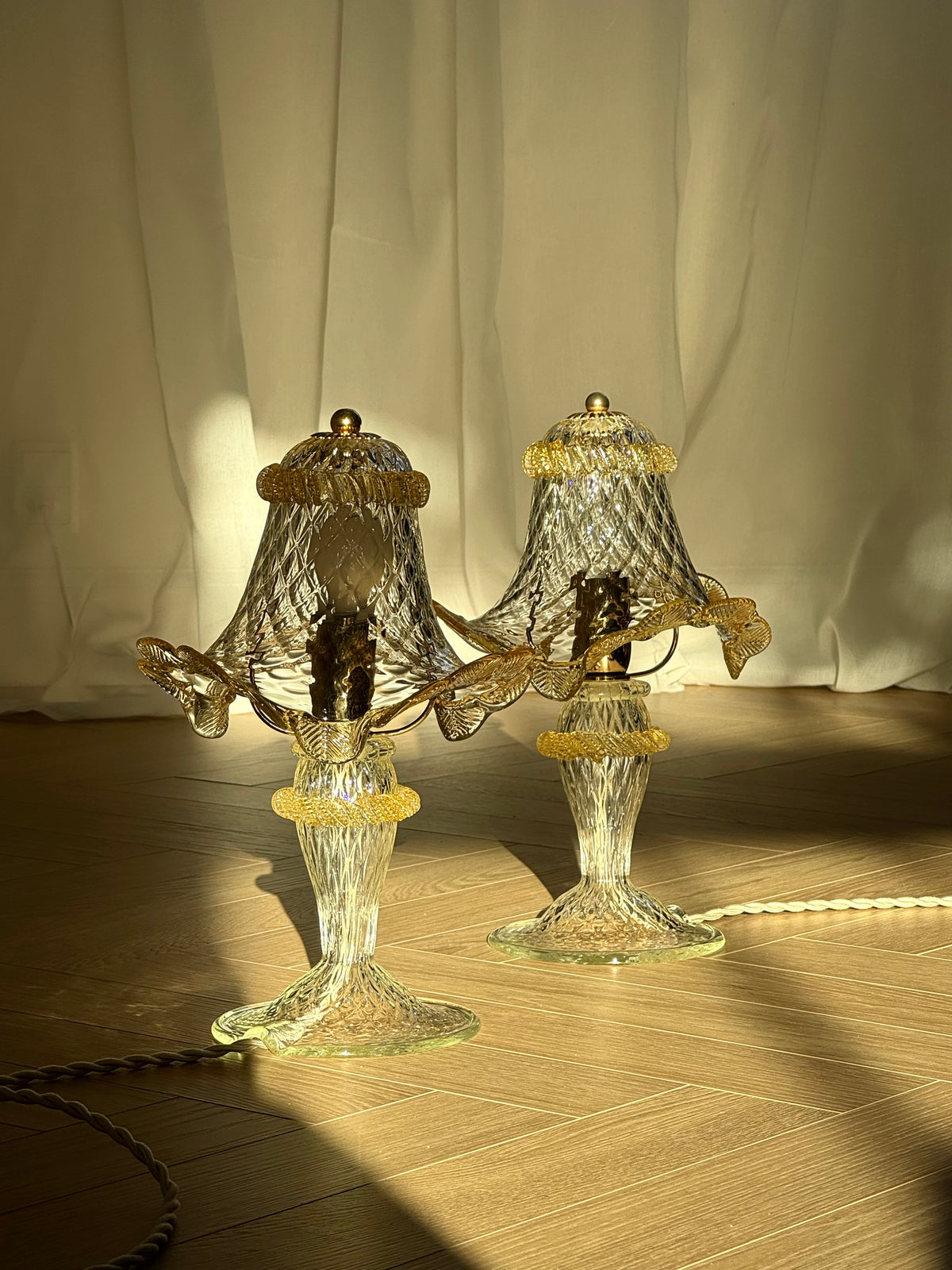 Vintage Murano lamps
