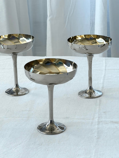 Silver plated coupes