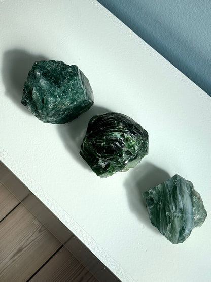 Raw glass decor