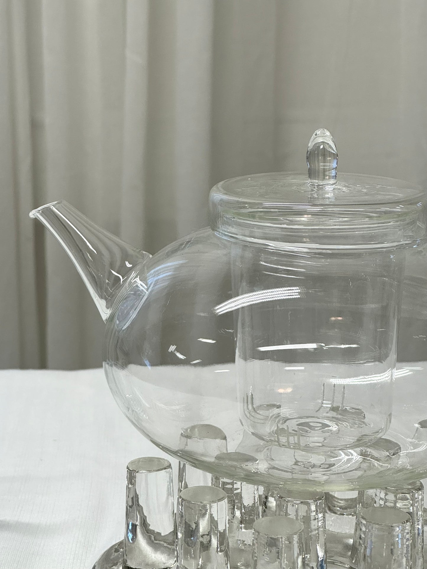 Glass teapot