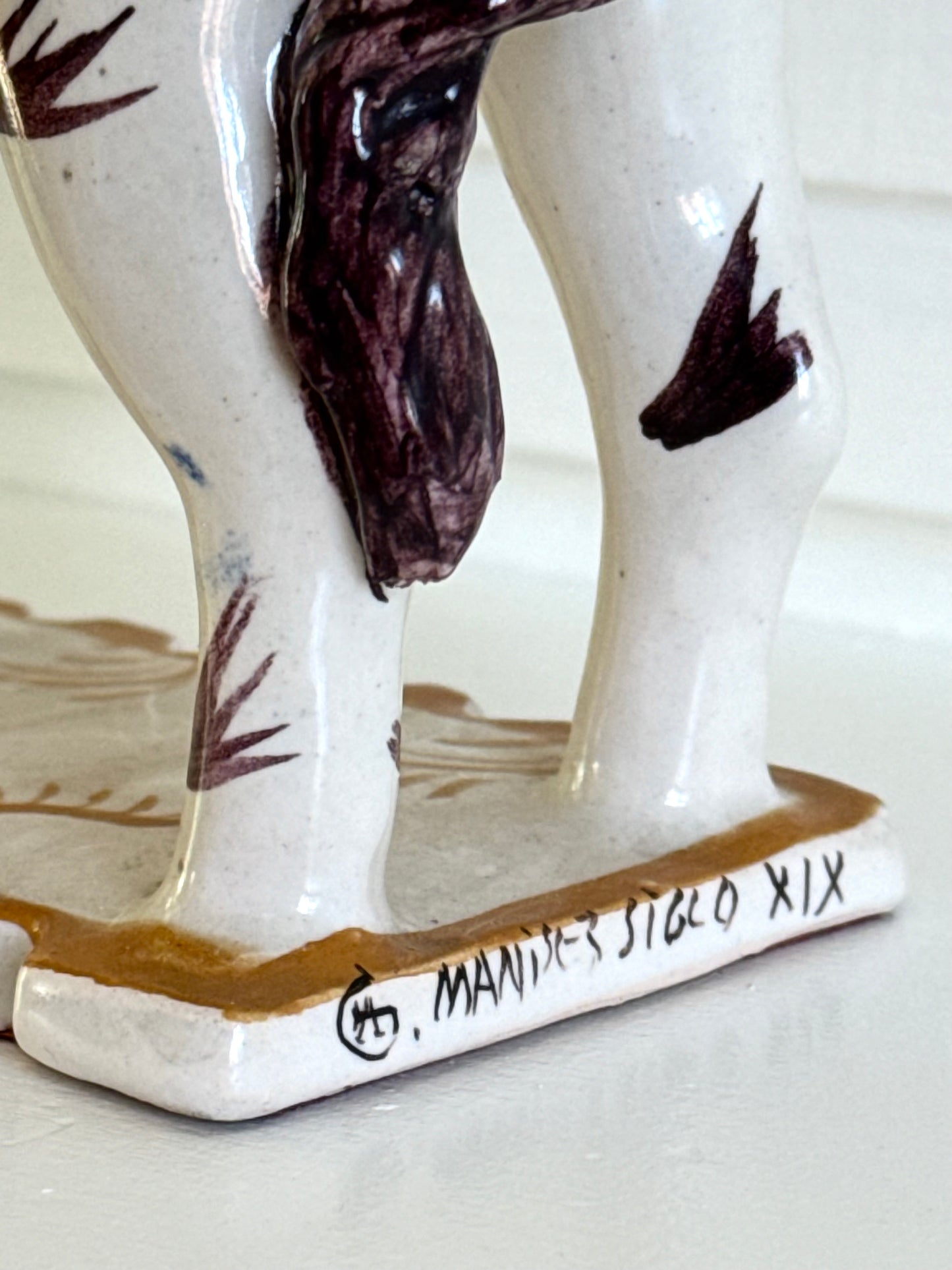 Handmade ceramic candleholder