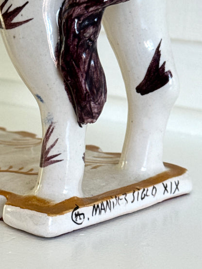 Handmade ceramic candleholder