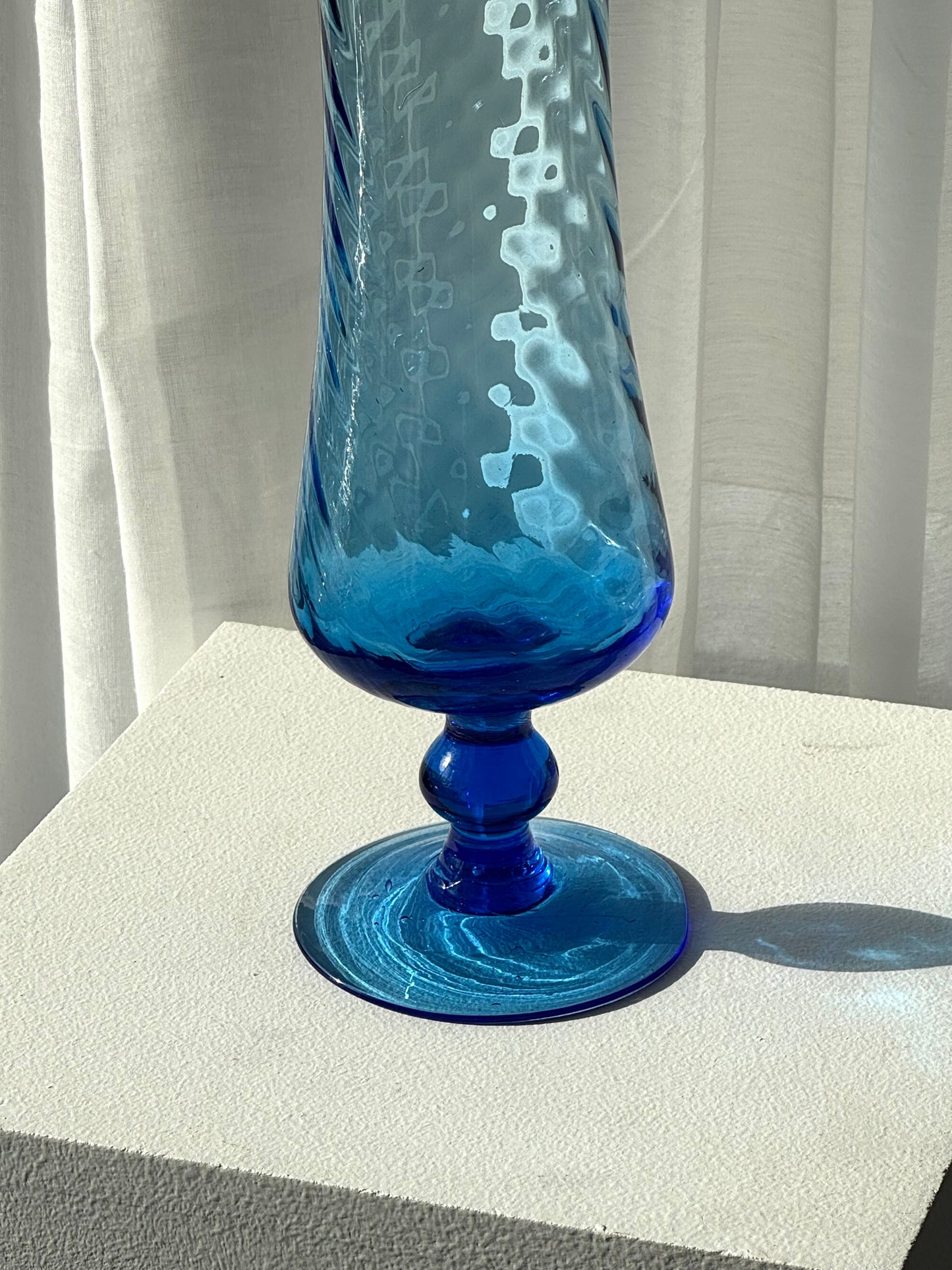 Tall handmade vase