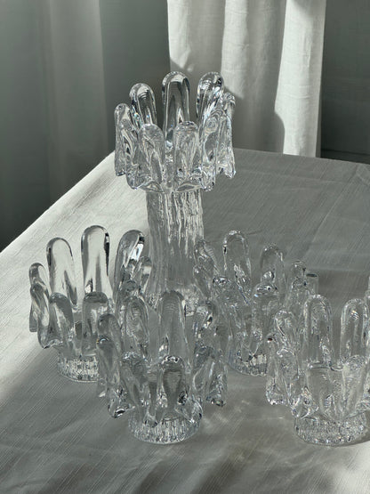 Kosta Boda sunflower candleholder
