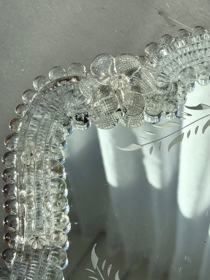 Murano table mirror