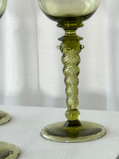 Swirling Wine glasses