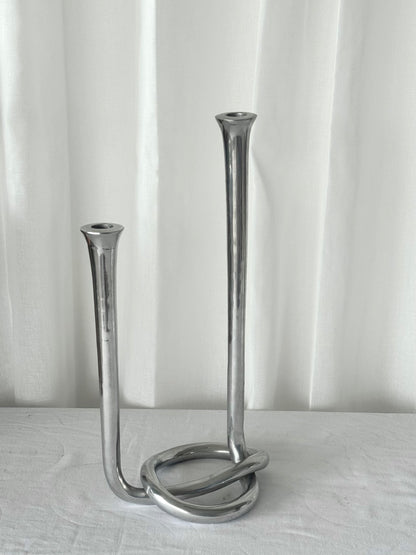 Aluminium candleholder