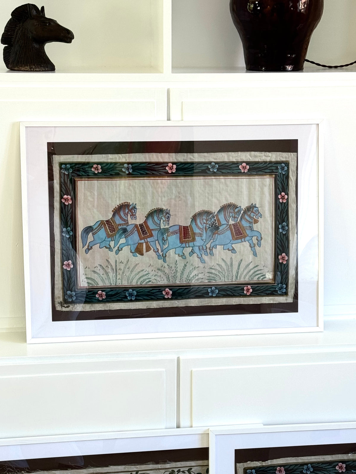 Framed horses