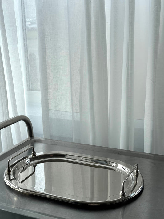 Chrome tray