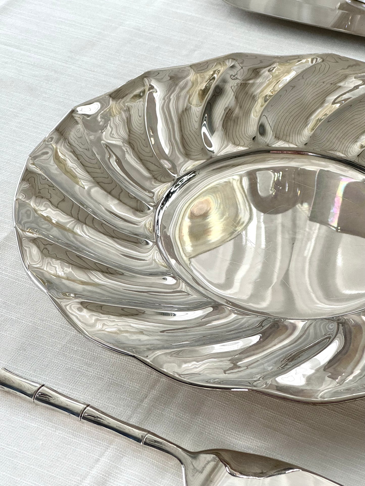 Silver plated dish