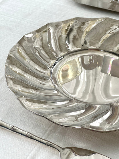 Silver plated dish