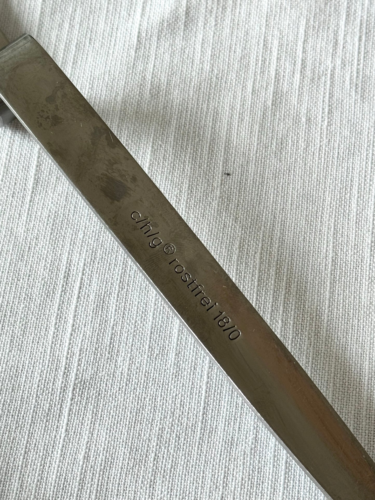 Steel salad servers