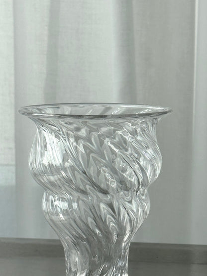 Handmade swirl vase