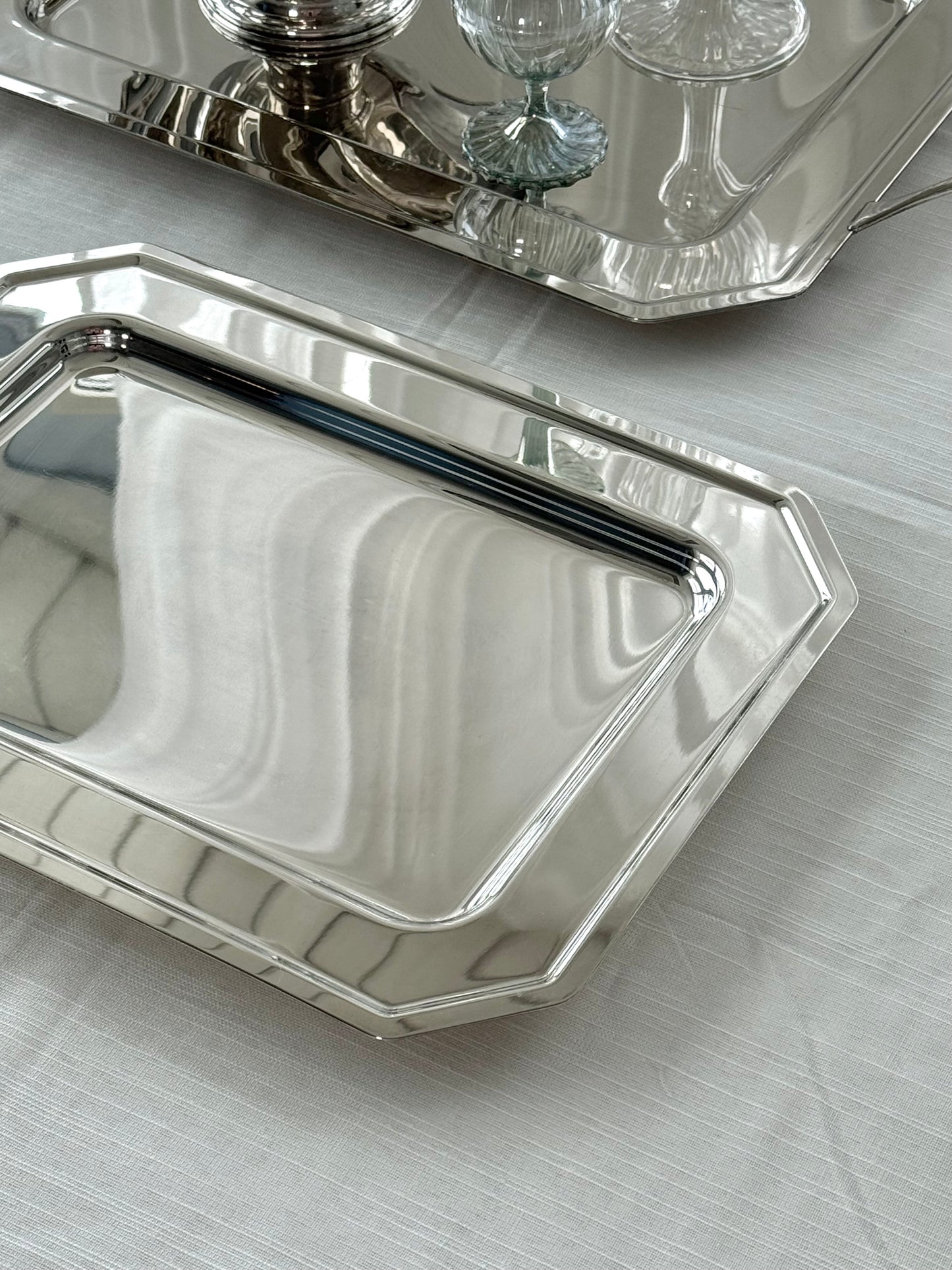 Silver plated dish