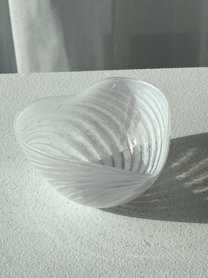 Swirling handmade bowl
