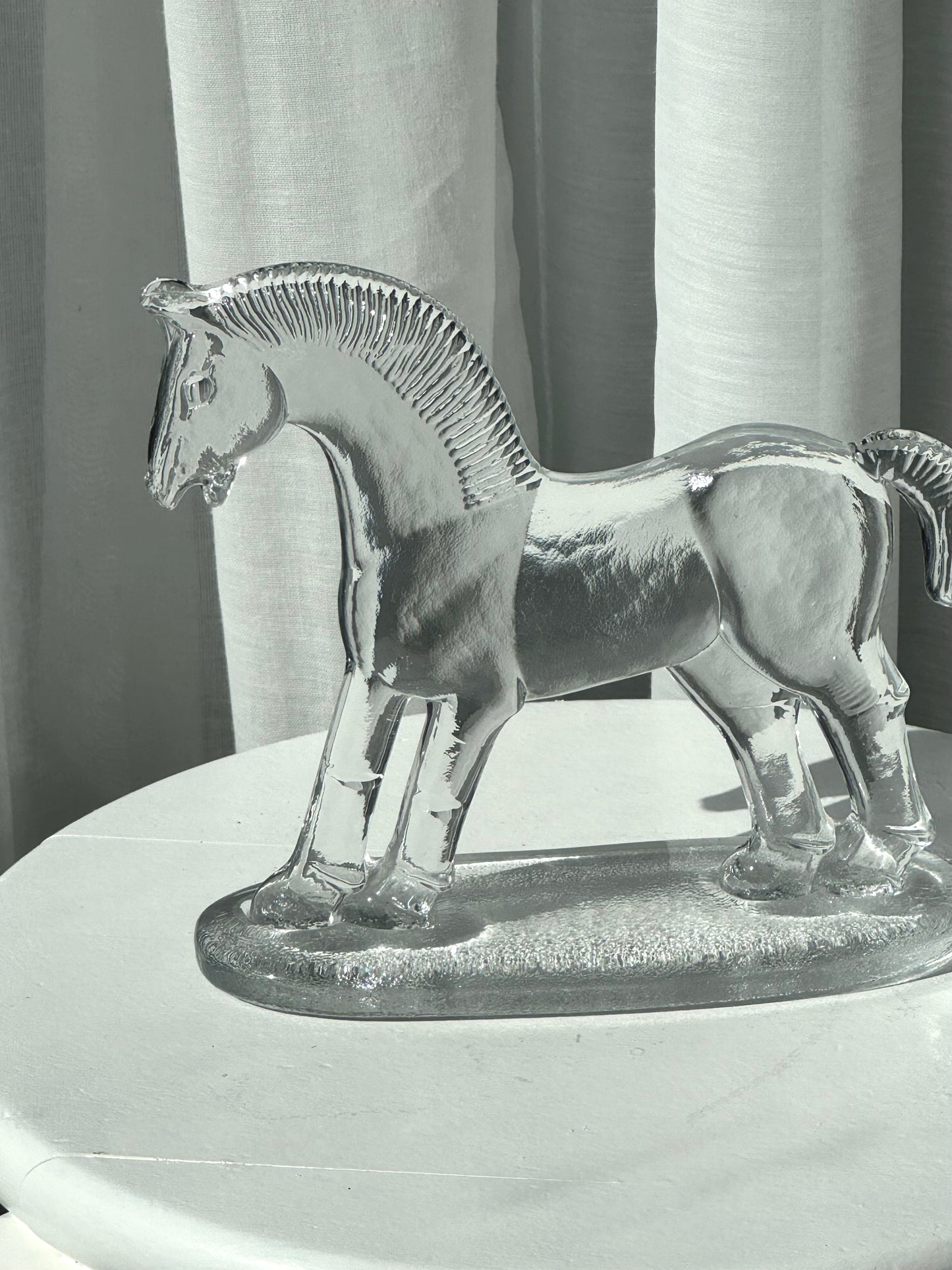 Glass horse