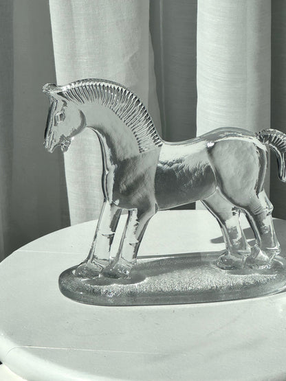 Glass horse