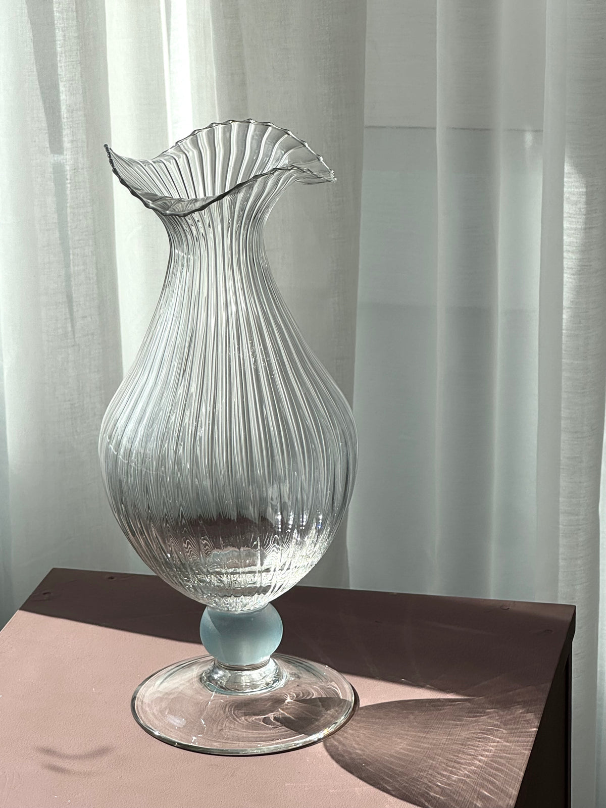 Murano glass vase